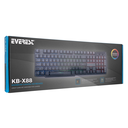 Everest KB-X88 BLAST Black USB Rainbow Backlit Q Gaming Keyboard