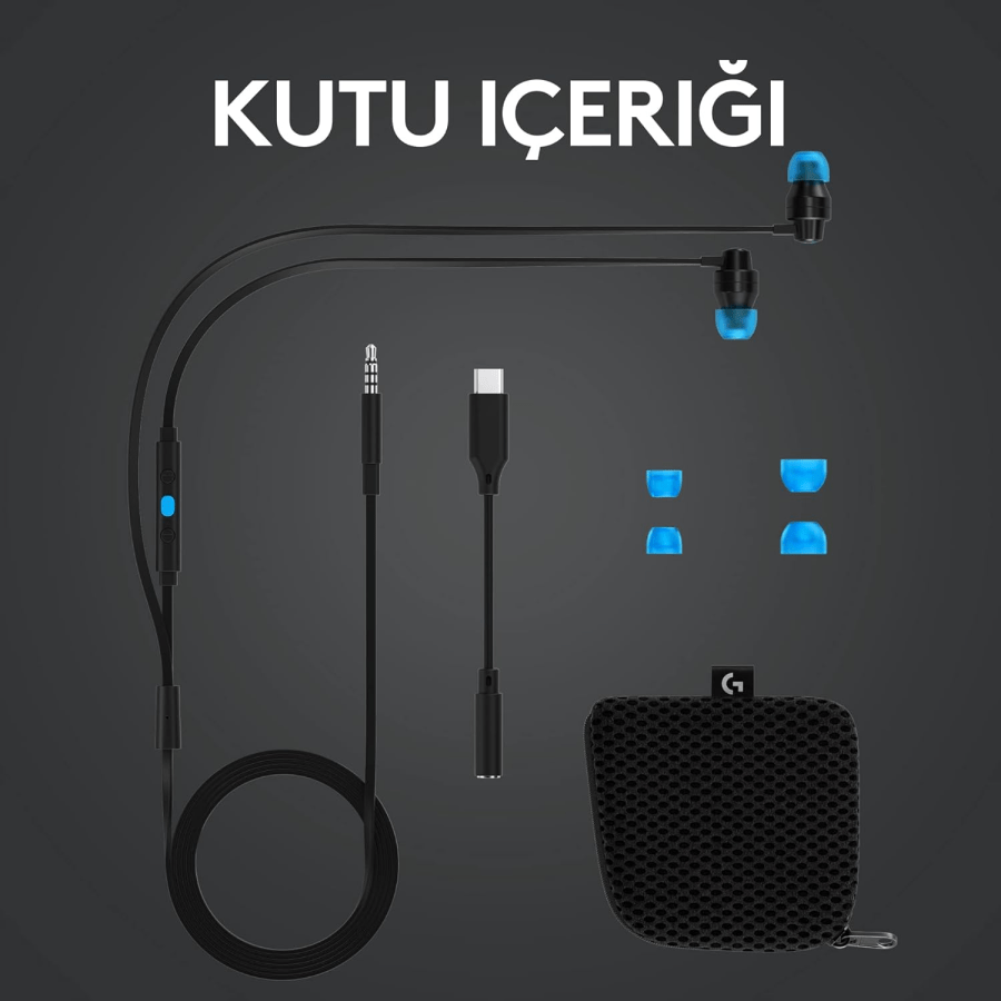 Logitech G333 Kulak İçi Stereo Oyuncu Kulaklığı