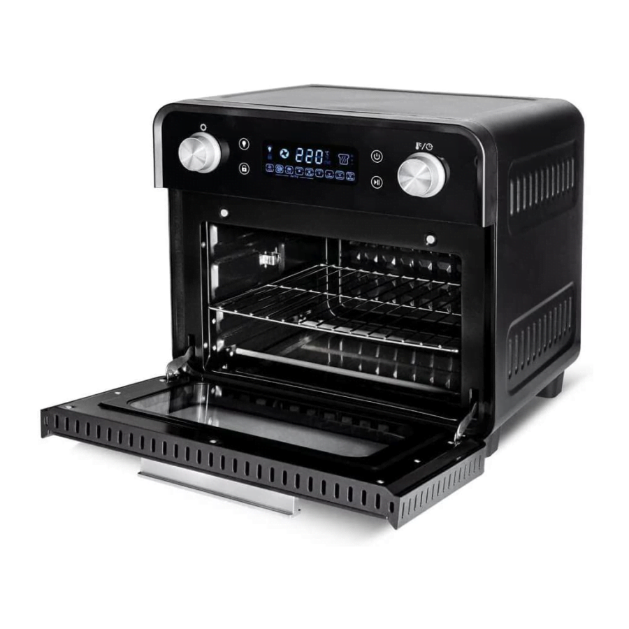 Gastroback Design Oven Pizza and Air Fryer, Black