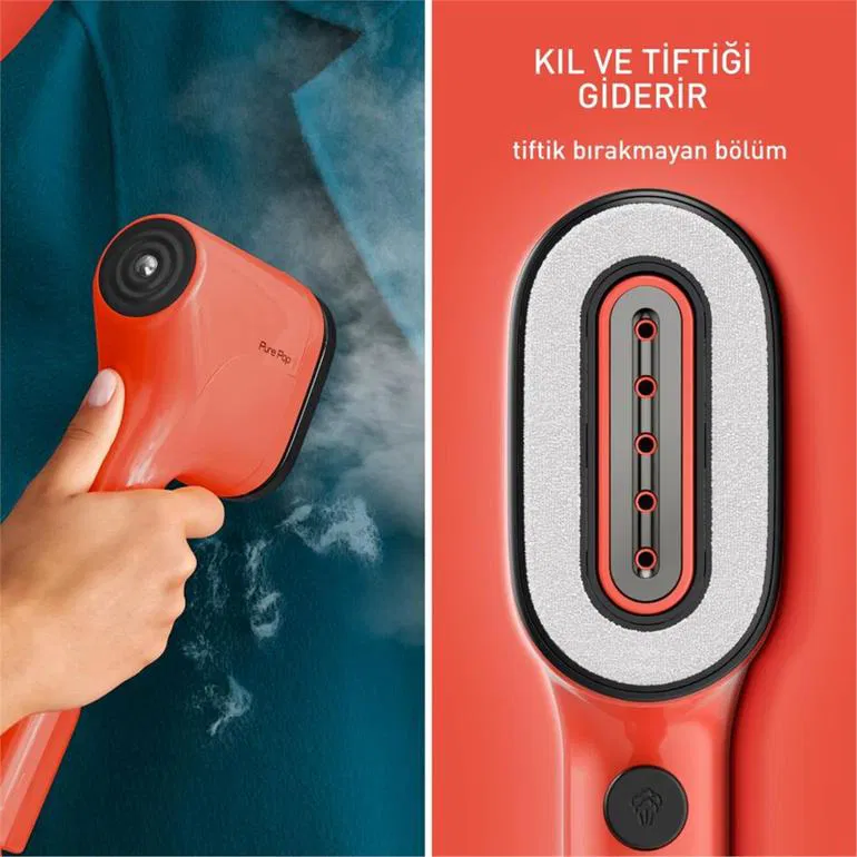 TEFAL DT2022 Pure Pop Kırmızı Buharlı Düzleştirici Ütü - 1830008851