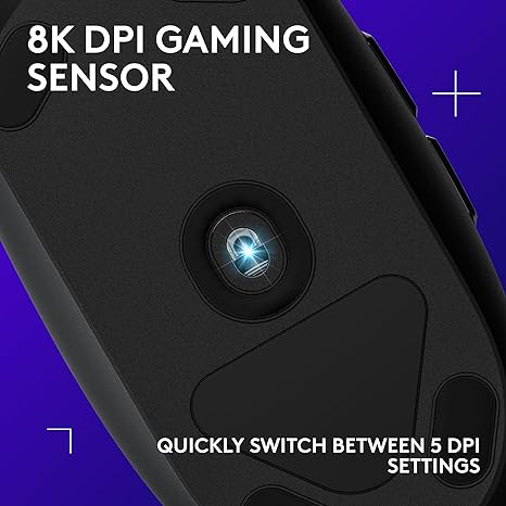 Logitech G203 LSYNC Gaming Mouse - USB - Optical - 6 Button Black