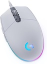 Logitech G203 LSYNC Gaming Mouse - USB - Optical - 6 Button White