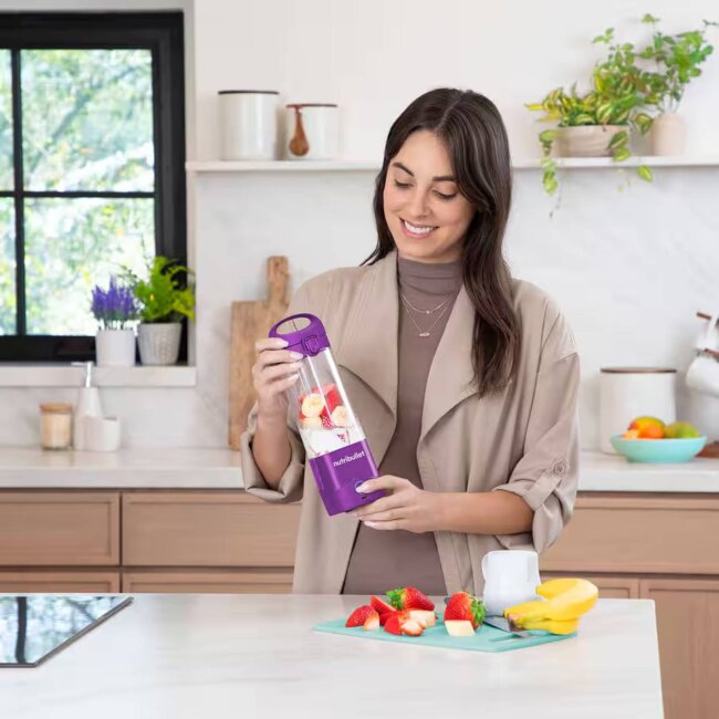 Nutribullet Portable Blender 2000mAh 475Lt. Purple NBP003PU - 28456