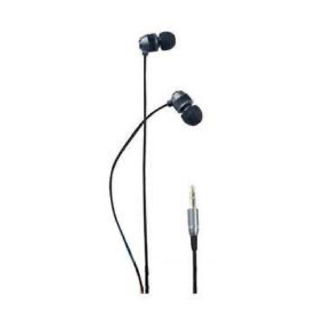 Grundig Stereo 48567 Metal Stereo Earphone With Changable 3 Buds GR-48567