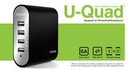 U-QUAD USB WALL CHARGER