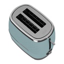 Beko Cosmopolis 2 Slice Toaster Blue+Chrome - TAM8202T