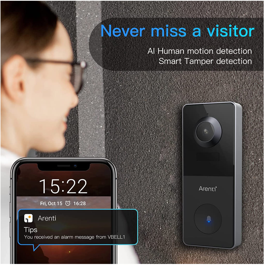 Arenti Vbell1 Video Doorbell Camera