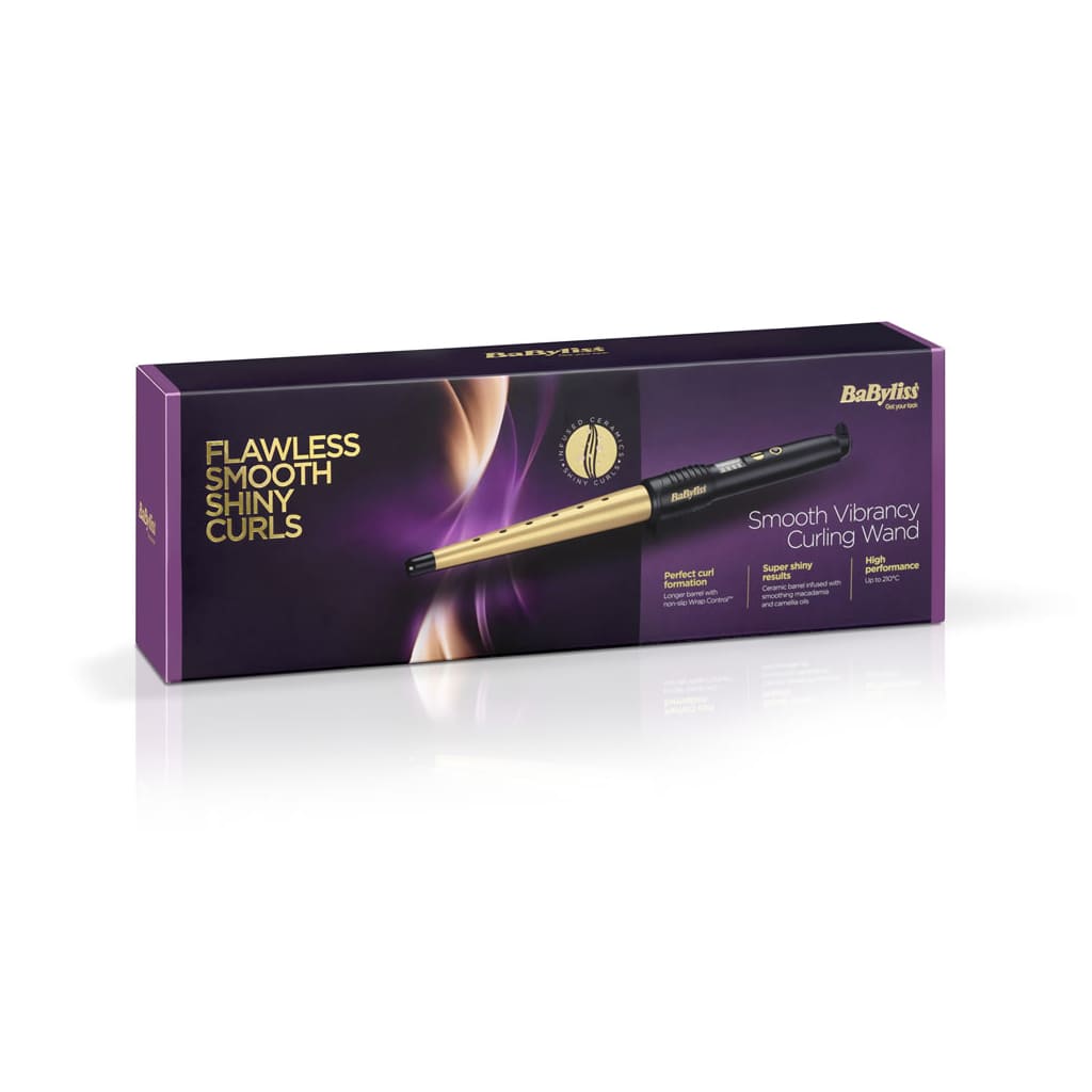 BaByliss Smooth Vibrancy Hair Curling Tong Wall - 2285DU