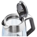 Morphy Richards Vetro Glass Kettle, stainless steel, Blue Illumination MOR-108010