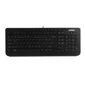 Everest DLK-3100U USB Wired Multimedia Keyboard Q Turkish Black