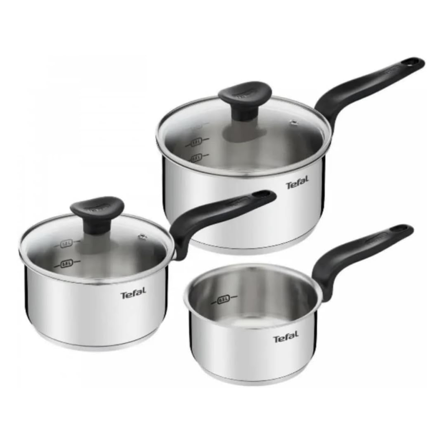 TEFAL E308S344 Primary 3 Piece Cookware Saucepan