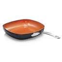 Gotham Steel 11&quot; Non-Stick Shallow Square Pan - 1735