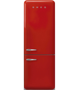 Smeg FAB38RRD5 Free standing refrigerator Bottom Mount Red 50's Style Aesthetic
