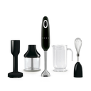 Smeg HBF22 Hand Blender with Accessories &quot;50's Style Aesthetic&quot; - Black