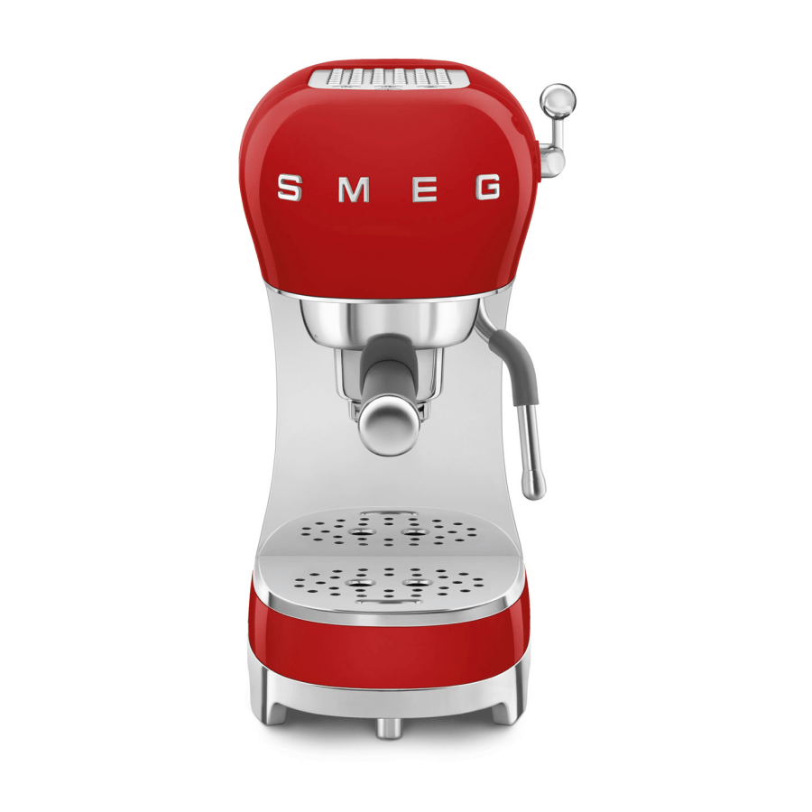Smeg 50s Style ECF02RDEU Espresso Manual Coffee Machine