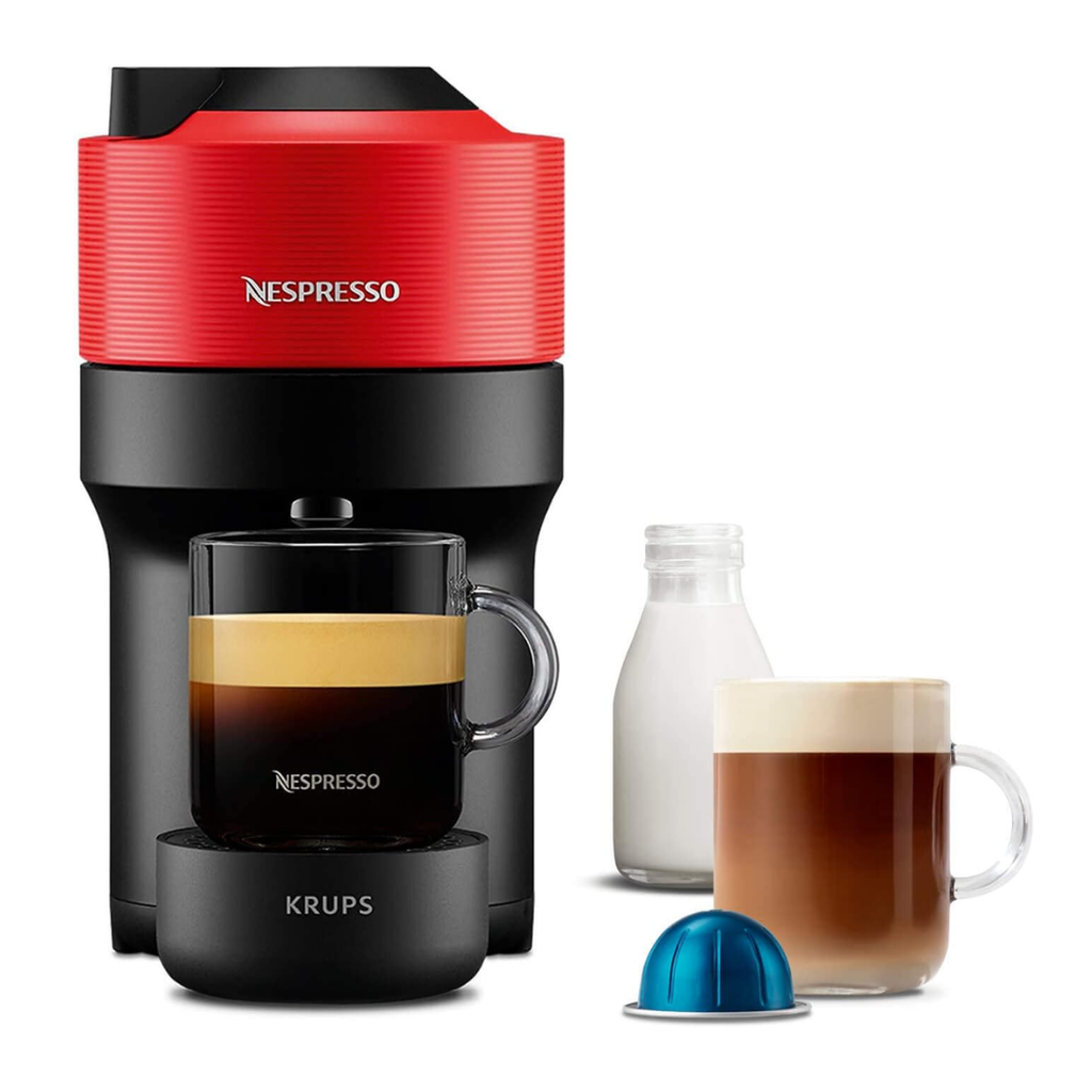 Nespresso by Krups Vertuo Pop XN920540 Smart Coffee Machine - Red