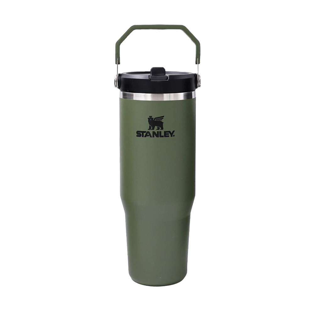Stanley The IceFlow Flip Straw Termokop, 0.89L/30oz - Dried Pine (10-12043-077)