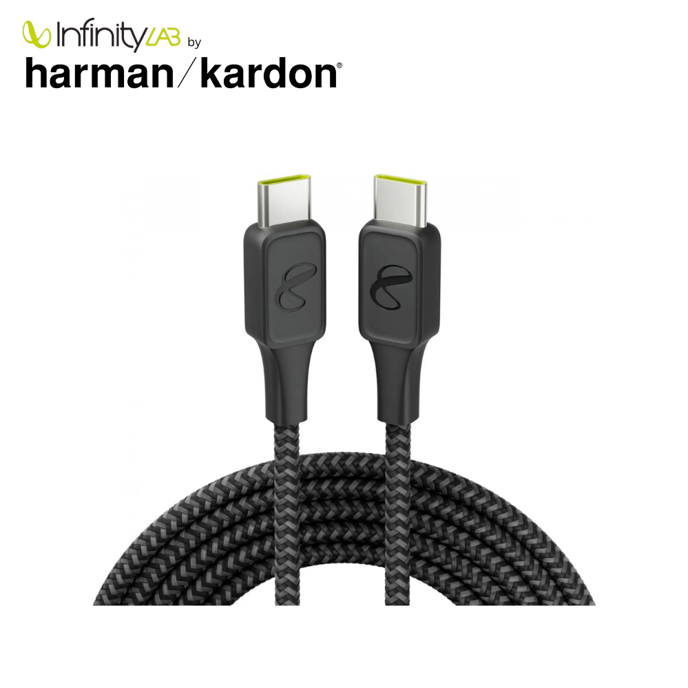 Infinity Lab InstantConnect Kablo USB-C USB-C 100W 1.5M, Siyah