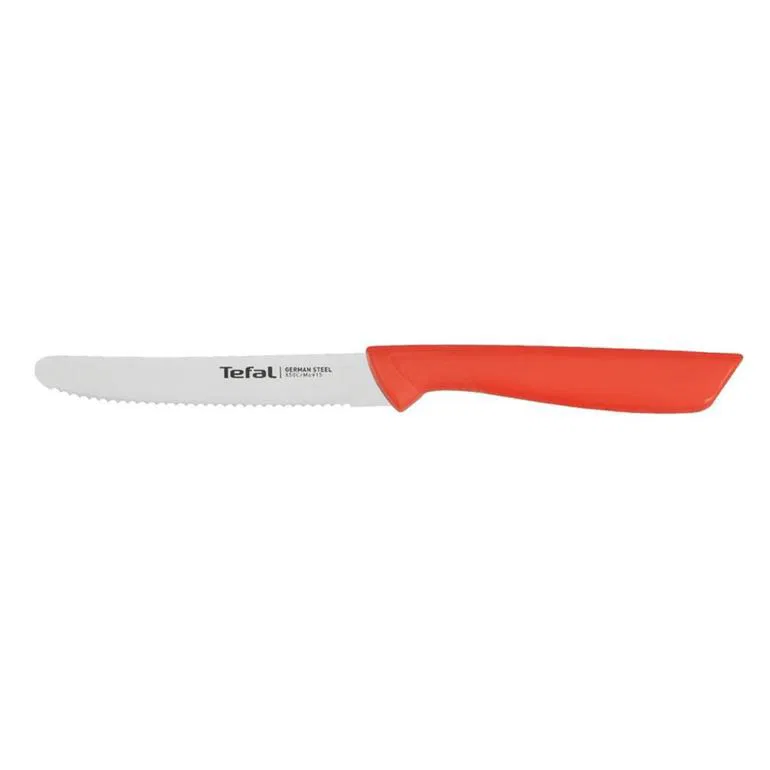 Tefal Colorfood Tırtıklı Çok Amaçlı Bıçak 10cm Turuncu - 2100128554