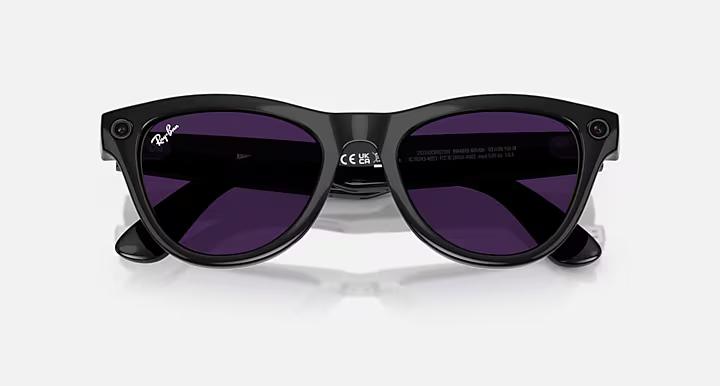 Ray-Ban Meta Smart Glasses Meta Skyler - Clear/Amethyst Transitions (RW4010-C604/MF52)