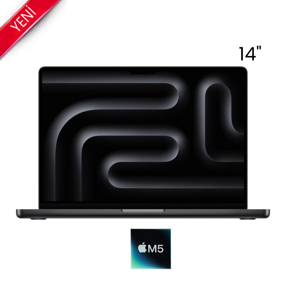 Apple MacBook Pro 14&quot; M5 Chip 10-Core 24GB Unified RAM 1TB SSD Space Black - MDE34