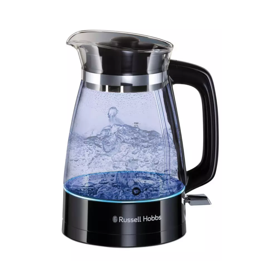 Russell Hobbs Black Classic Glass Kettle 26080 Sharaf Electro Store